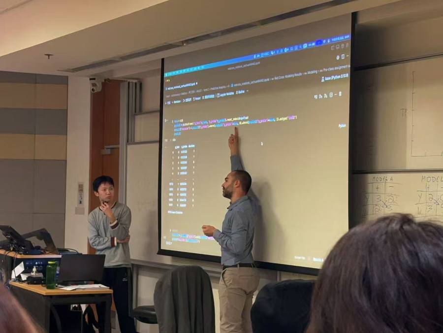 Assisted professor in demoing my self-developed modeling method